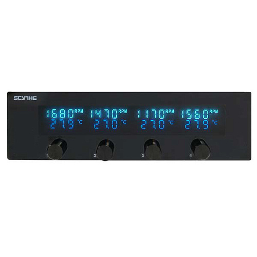 Контрольная панель Scythe Kaze Master 5.25 (KM01-BK-5.25) Black 