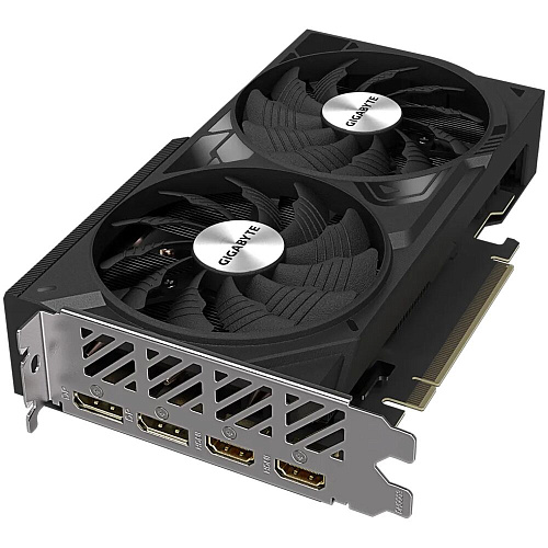 Видеокарта Gigabyte GeForce RTX 4060 Ti 8192Mb, Windforce 8 Gb (GV-N406TWF2-8GD) 2xHDMI, 2xDP, Ret