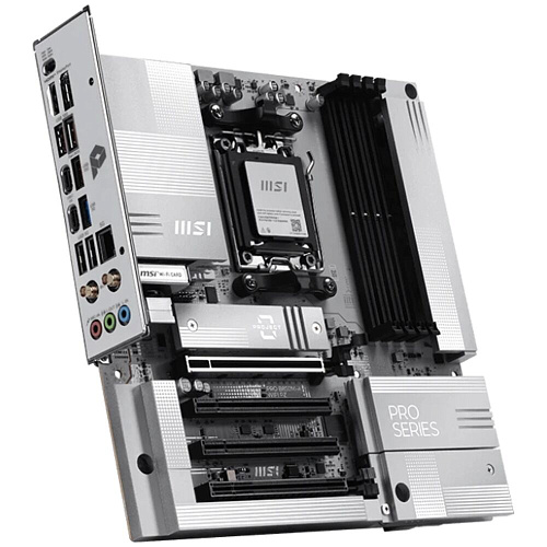 Материнская плата MSI Pro B850M-A WiFi PZ Socket-AM5 AMD B850 4xDDR5, 4xSATA3, RAID, 2xM.2, 4xPCI-E16x, 6xUSB3.2, 2xUSB3.2 Type C, DP, HDMI, WiFi, 5Glan, mATX Ret