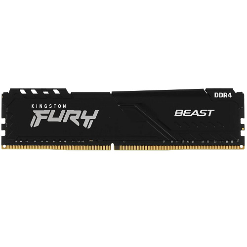 Модуль памяти DIMM 16Gb DDR4 PC25600 3200MHz Kingston Fury Beast Black (KF432C16BB1/16WP)