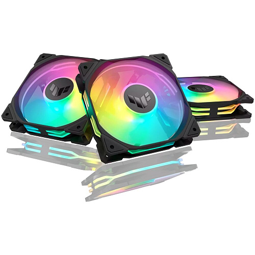 Вентилятор 120x120 ASUS TUF Gaming TR120 FAN ARGB Black 3in1 3-pack (90DA0090-B09020) Ret