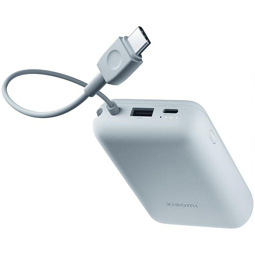 Внешний аккумулятор Xiaomi Power Bank 10000mAh (Integrated Cable) Ice Blue