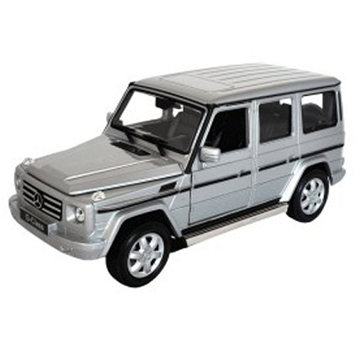 Welly модель машины 1:32 Mercedes-Benz G (серебристый) 39889
