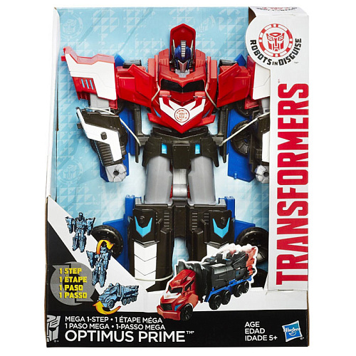 Hasbro Transformers B1564 Трансформеры Роботс-ин-Дисгайз МЕГА Оптимус Прайм