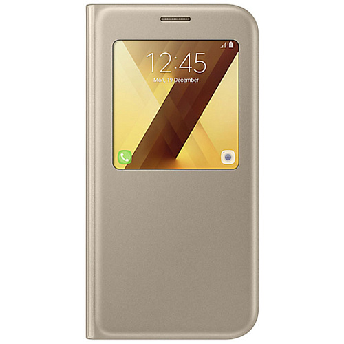 Чехол для Samsung Galaxy A7 (2017) SM-A720F S-View Standing Cover золотистый
