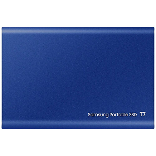 Внешний SSD-накопитель 2Tb Samsung T7 MU-PC2T0H/WW (SSD) USB 3.2 Type C Синий
