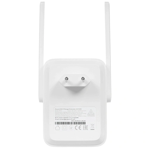 Усилитель сигнала Xiaomi Wi-Fi Range Extender AX1500 RU DVB4515GL