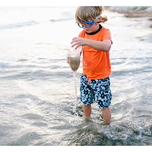 Очки для плавания Babiators Submariners. Ангелы (Angels). Синий. 3-7 лет
