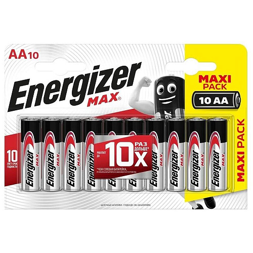 Батарейки Energizer MAX AA/LR6 10шт