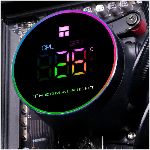 Система водяного охлаждения Thermalright Frozen Magic 360 Digital Argb Black S115X/1200/1700/1851/1954, S2011-3, AM4/AM5