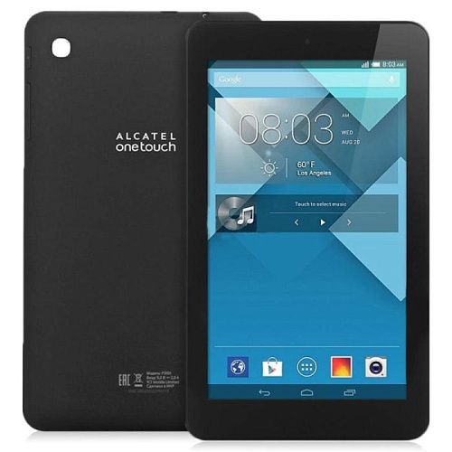 Планшет Alcatel P310X Pop 7 1.3ГГц/1Гб/4Гб/7" 1024*600/WIFI/Bluetotth/GPS/3G/Android 4.2, Full Black