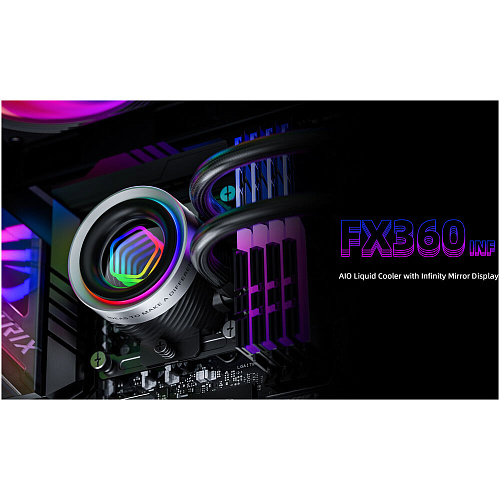 Система водяного охлаждения ID-Cooling FX360 Infinity ARGB Black 1150/1155/S1156/1151/1200/1700, AM4/AM5