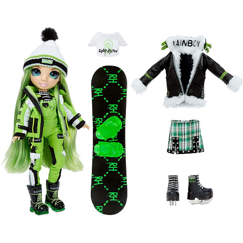 Игровой набор Rainbow High Winter Break Fashion Doll- Jade Hunter (Green) 574781
