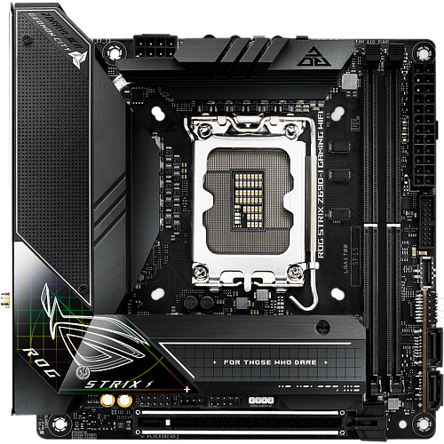 Материнская плата ASUS ROG Strix Z690-I Gaming WiFi Z690 Socket-1700 2xDDR5, 4xSATA3, RAID, 2xM.2, 1xPCI-E16x, 5xUSB3.2, 2xUSB3.2 Type C, HDMI, WiFi, 2.5Glan, mini-ITX