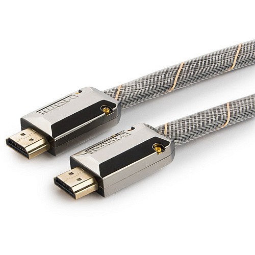 Кабель HDMI-HDMI v2.0 1.8м Cablexpert Platinum (CC-P-HDMI04-1.8M) нейлоновая оплетка, металлический корпус