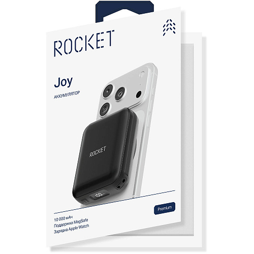Внешний аккумулятор Rocket Joy MagSafe 10000mAh Black