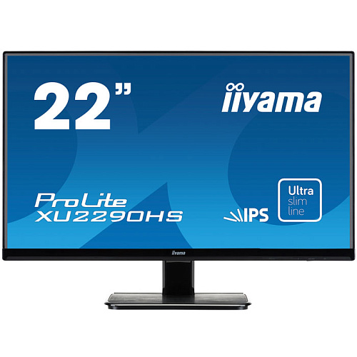 Монитор 22" Iiyama ProLite XU2290HS-B1 IPS LED 1920x1080 5ms VGA DVI HDMI