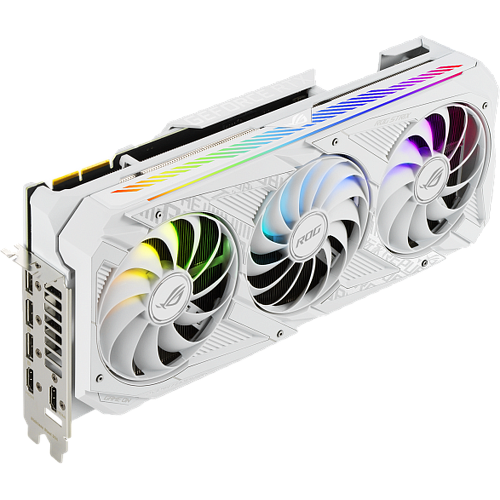 Видеокарта ASUS GeForce RTX 3090 24576Mb, Strix White OC 24G (ROG-Strix-RTX3090-O24G-White) 2xHDMI, 3xDP, Ret