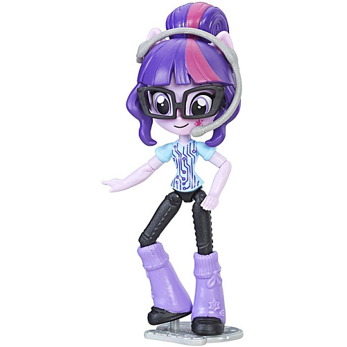 Hasbro My Little Pony Equestria Girls C0839 Мини-кукла Твайлат Спаркл (в очках)