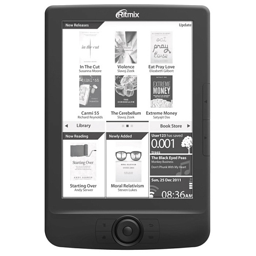 Электронная книга Ritmix RBK-680FL 