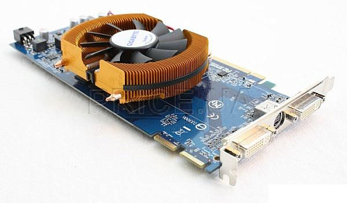 Видеокарта GigaByte 1024Mb HD4850 GV-R485OC-1GH (256bit) DDR3 Dual DVI TV Ret