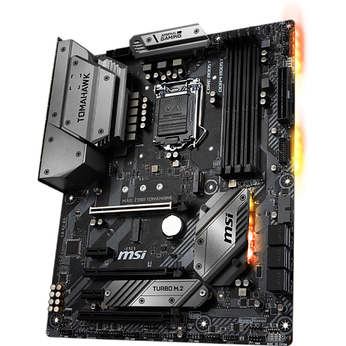 Материнская плата MSI MAG Z390 Tomahawk Z390 Socket-1151v2 4xDDR4, 6xSATA3, RAID, 2хM.2, 3xPCI-E16x, 3xUSB3.1, 1xUSB Type C, DP, HDMI, Glan, ATX