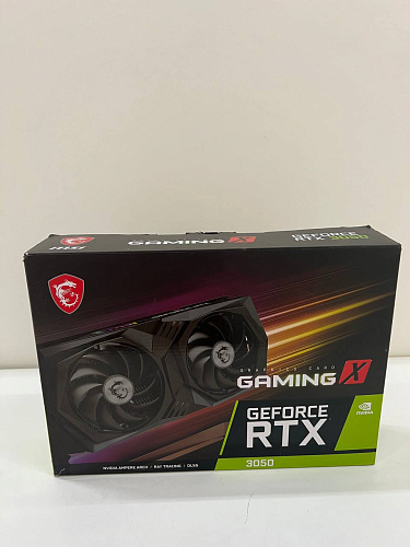 Видеокарта MSI GeForce RTX 3050 8192Mb, Gaming X 8G (RTX 3050 Gaming X 8G) 1xHDMI, 3xDP, Ret УЦЕНКА
