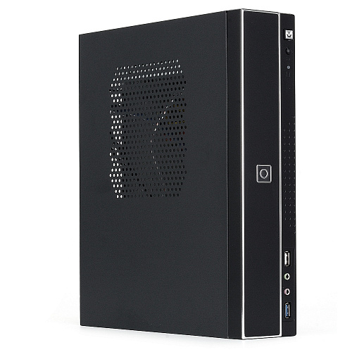 Корпус MicroATX Slim-Desktop Crown CMC-245-103 (CM-PS300OFFICE) 300W Black