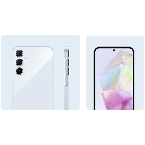 Смартфон Samsung Galaxy A35 SM-A356 8/256GB White-Blue (EAC)