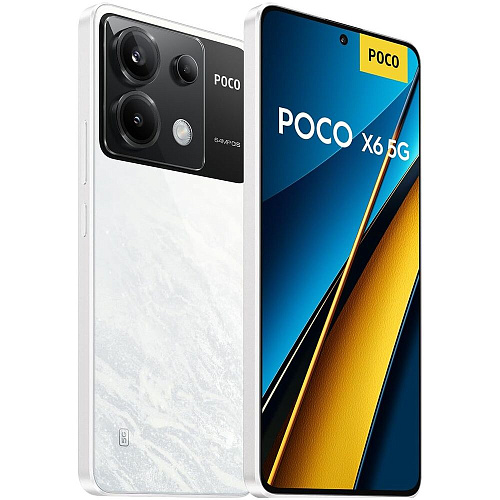 Смартфон Poco X6 5G 12/256GB RU White УЦЕНКА