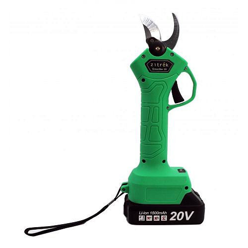 Аккумуляторный секатор Zitrek GreenNer 20 (20В, 1,5Ач Li-ion аккум. 2шт., зу, кейс) 082-1855