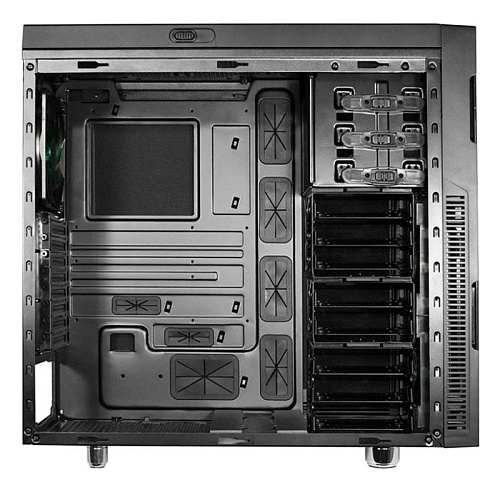 Корпус ATX Miditower Nanoxia Deep Silence 1 Dark Black