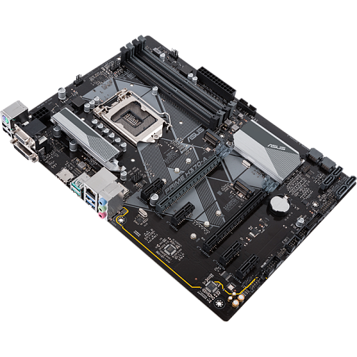 Материнская плата ASUS Prime H370-A H370 Socket-1151v2 4xDDR4, 6xSATA3, RAID, 2xM.2, 2xPCI-E16x, 4xUSB3.1, D-Sub, DVI-D, HDMI, Glan, ATX