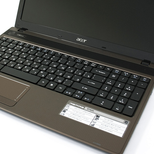 Ноутбук Acer Aspire 5742G-5464G50Micc Core i5 460M/4Gb/500Gb/DVD/ATI 5470/15.6"/W7HB 64 brown