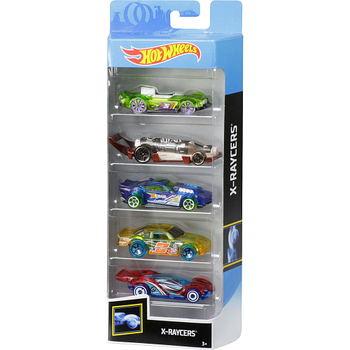 Mattel Hot Wheels 1806/FYL20 Подарочный набор из 5 машинок (X-Raycers)