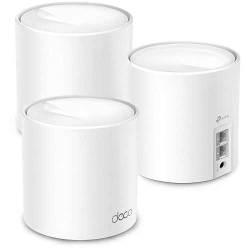 Беспроводной маршрутизатор TP-LINK Whole-Home Mesh Deco X10 Wi-Fi 6 AX1500 2xWAN/LAN (3-pack)