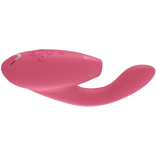 Стимулятор клитора Womanizer Duo, Raspberry
