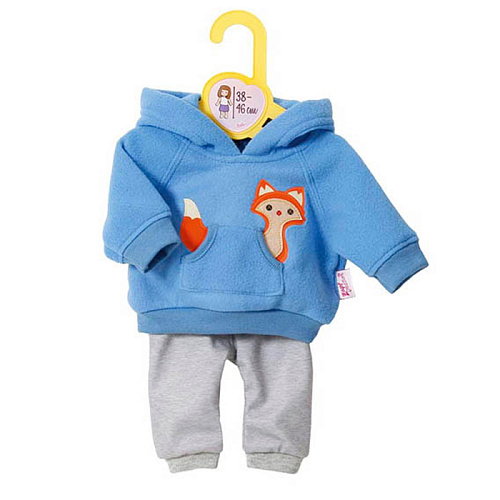 Zapf Creation Одежда для кукол высотой 38-46 см, голубая, вешалка