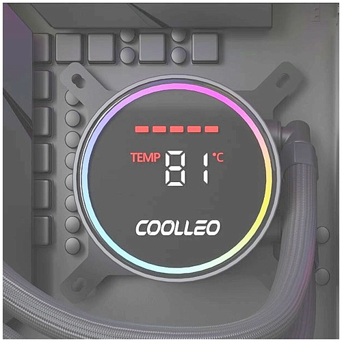 Система водяного охлаждения Coolleo ICE Fairy DIG 360 Lite BK Black (DIG-360-LITE-BK) S115x/1200/1700/1851, AM4/AM5