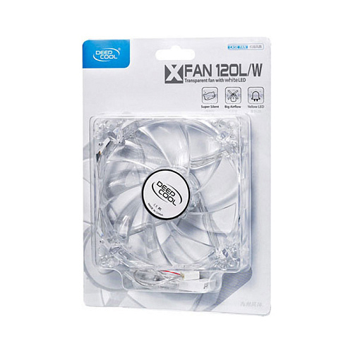 Вентилятор 120x120 Deepcool Xfan 120L/W White LED