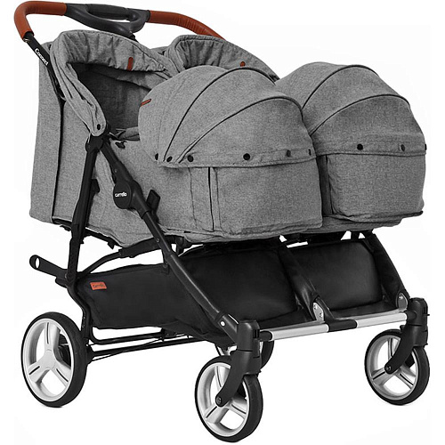 Коляска для двойни 2 в 1 Carrello CRL-5502/1 Connect Ink Gray