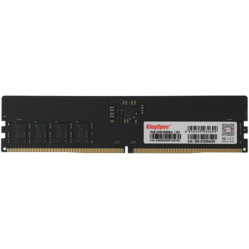 Модуль памяти DIMM 16Gb DDR5 PC48000 6000MHz KingSpec (KS6000D5P12516G)
