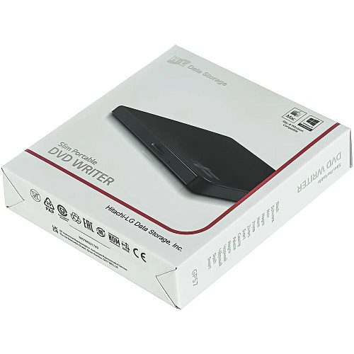 Внешний привод DVD-RW LG GP57EB40 DVD±R/±RW USB2.0 Black УЦЕНКА