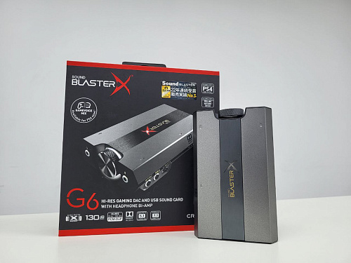 Звуковая карта Creative Sound BlasterX G6 УЦЕНКА