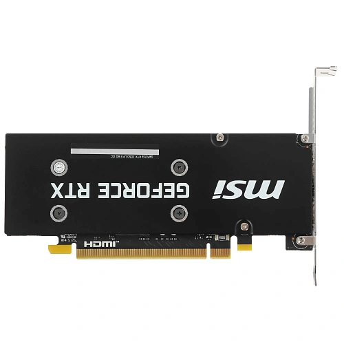 Видеокарта MSI GeForce RTX 3050 6144Mb, LP E 6G OC (RTX 3050 LP E 6G OC) 2xHDMI, 1xDP, Ret