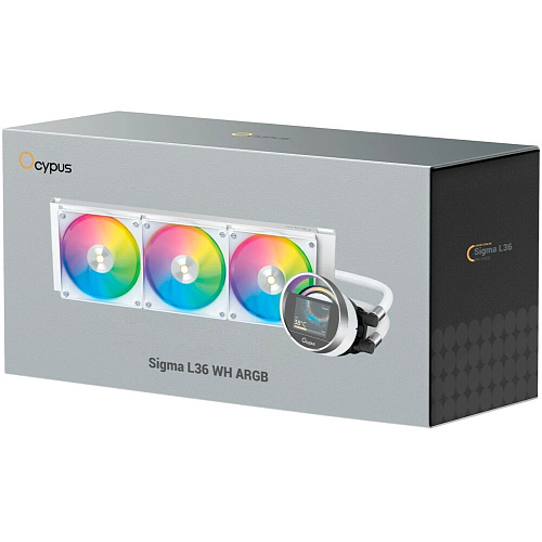 Система водяного охлаждения Ocypus Sigma L36 WH ARGB 115X/1200/1700/1851/1954/AM4/AM5