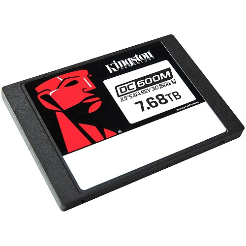 Внутренний SSD-накопитель 7680Gb Kingston SEDC600M/7680G SATA3 2.5" DC600M