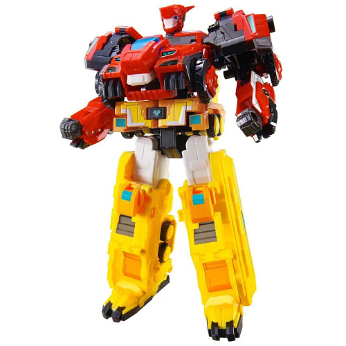 Dinoster Мега-трансформер 4-в-1 Диностер Раптор Трон 3 режима игры УЦЕНКА