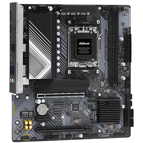 Материнская плата ASRock B650M-HDV/M.2 B650 Socket AM5 2xDDR5, 4xSATA3, RAID, 2xM.2, 2xPCI-E16x, 3xUSB3.2, 4xUSB2.0, 1xUSB3.2 Type C, DP, HDMI, Glan, mATX