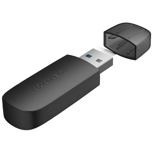 Card Reader Vention CLGB0 USB 3.0 SD+TF Черный